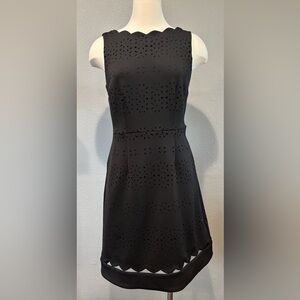 Chic Black Sleeveless Mini Dress